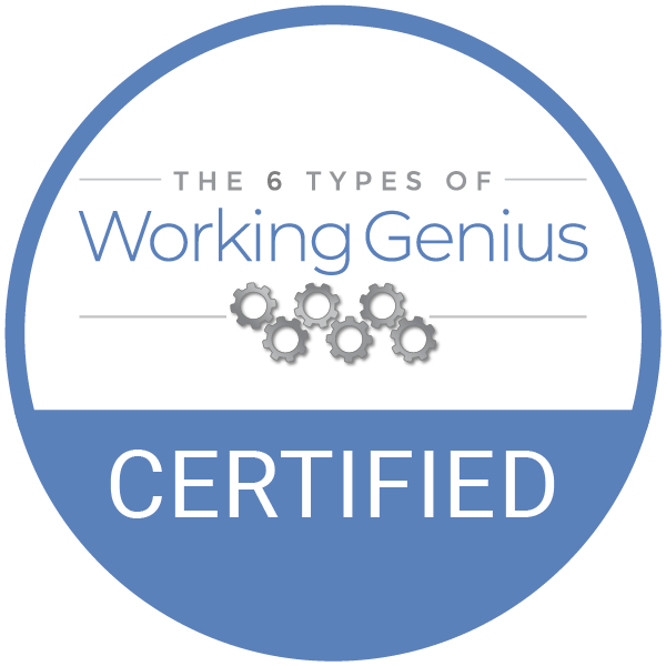Working Genius Certified Facilitator badge